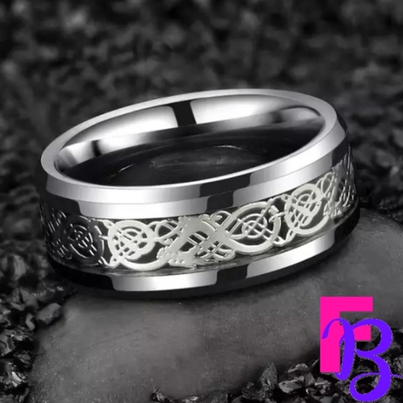 FingerBlingers Jewelry - - *NEW!* 6mm / 8mm Tungsten Carbide Celtic Dragon Ring